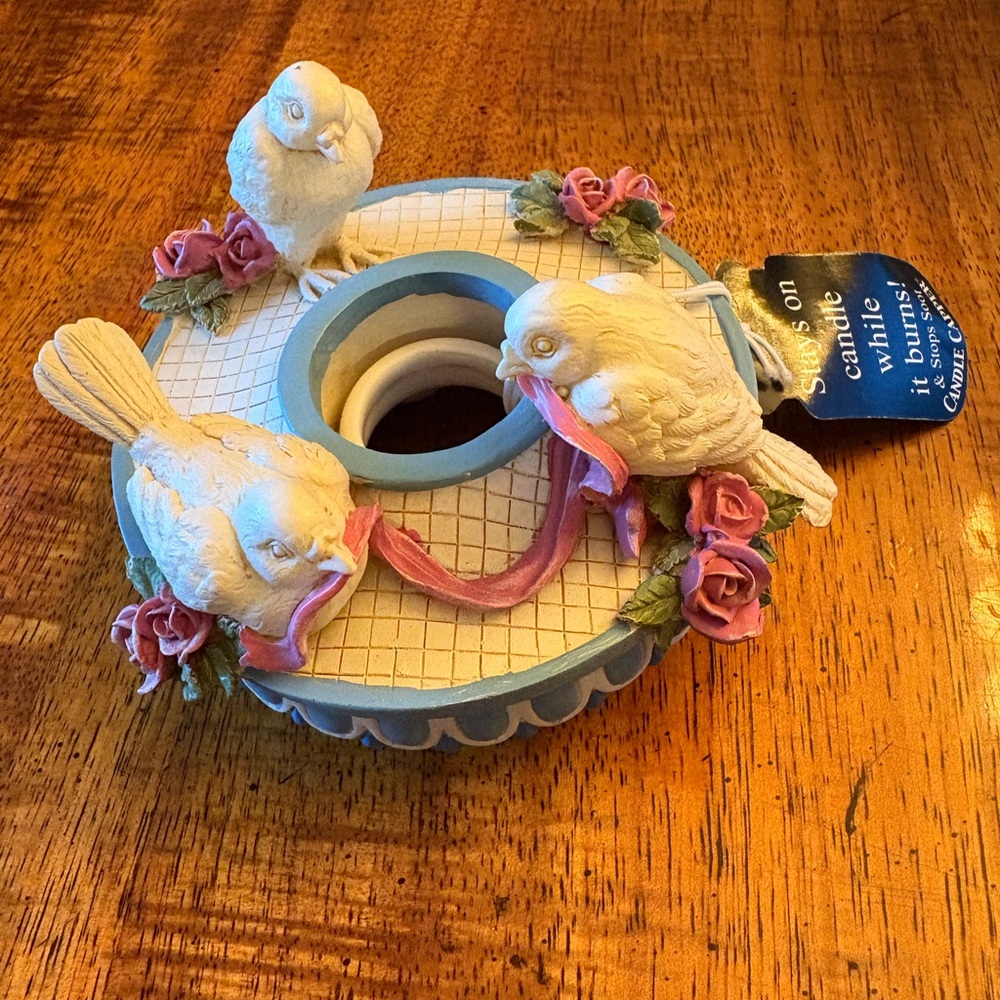 Candle Capper Product Old Virginia Candle Stay-On-Tops Stoppers Vintage Doves
